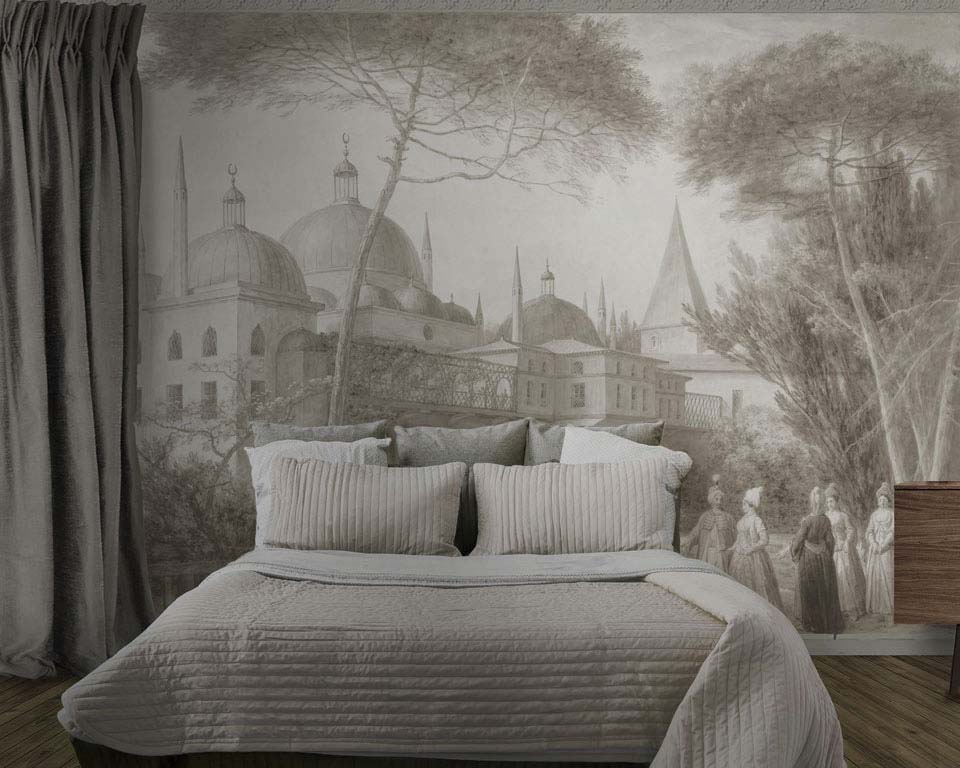 Turkish scene Wallpaper mural Papiers de Paris