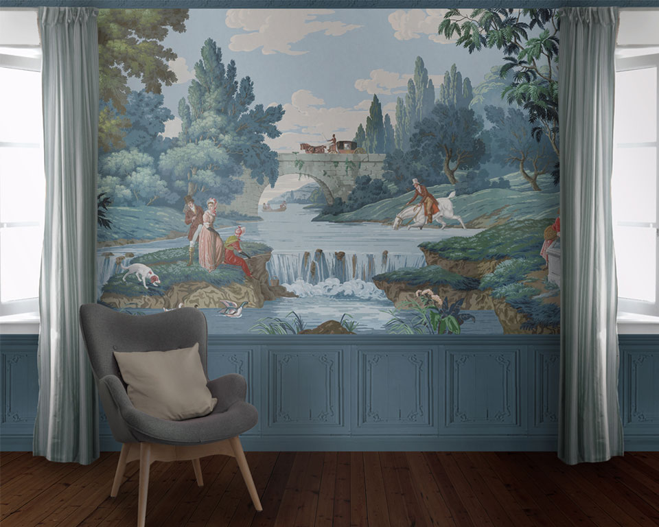 25 Scenic Landscape Wallpaper Murals Beautiful Vintage Art and Realistic  Nature  Abbotts At Home