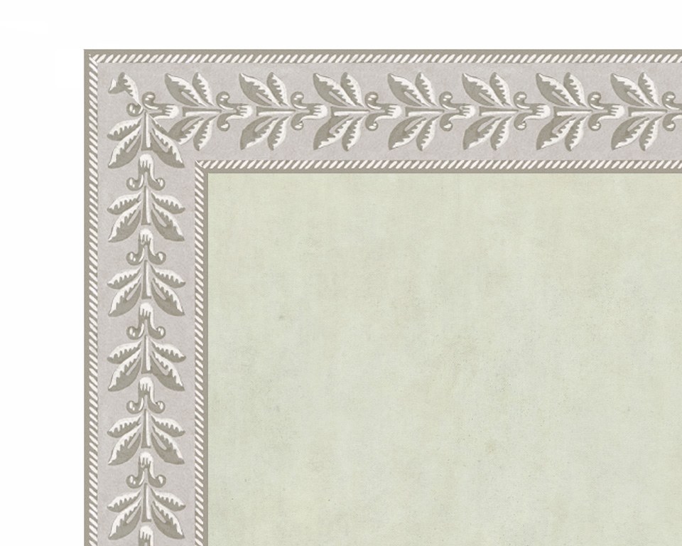 19th-century grey-toned border