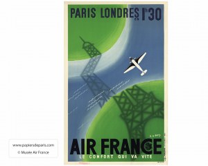 Air France 1936- London poster