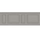 French Wainscoting - Wallpaper - Warm grey