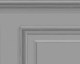 French Wainscoting - Wallpaper - Neutral gray
