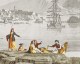 Views of Italy- variation 1- antique wallpaper