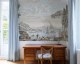 Views of Italy- variation 3- antique wallpaper