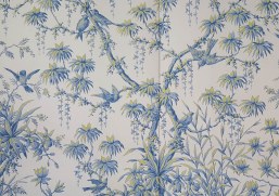 Japanese decor - antique wallpaper