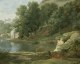 Antique landscape - Wallpaper mural