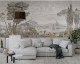 Views of Italy- variation 1- antique wallpaper