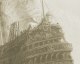 Naval battle - Wallpaper mural