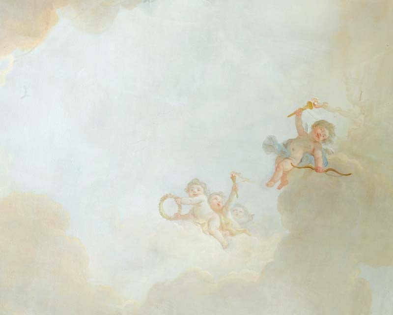 Sky&Cherubs - Wallpaper mural