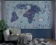 Planisphère Air France Lucien BOUCHER World Map - Wallpaper Mural