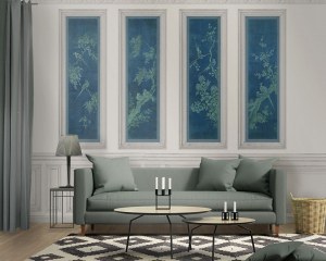 Korean Panel N°5/10- Flowers&birds -  decorative panels wallpaper