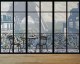 Window on Eiffel Tower #2 - Wallpaper mural