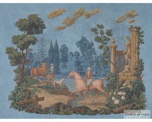 la sosta di caccia  - carta da parati animalia