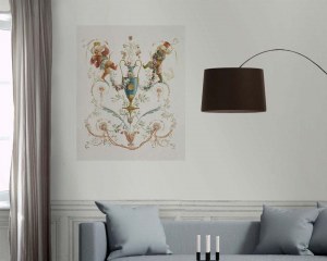 Genio N°1/6  - carta da parati xviii secolo