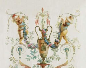 Genio N°2/6  - carta da parati xviii secolo