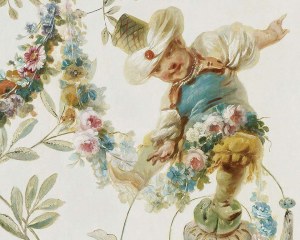 Genio N°3/6  - carta da parati xviii secolo