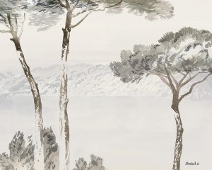 Pini dell'ombrello - carta da parati paesaggio