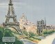 Poster di Air France 1947 - Paris