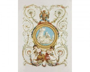 Genio N°5/6  - carta da parati xviii secolo