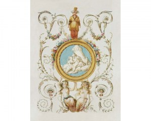 Genio N°6/6  - carta da parati xviii secolo