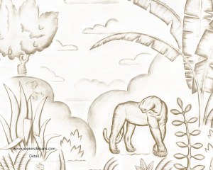 Le Pantere - carta da parati esotico