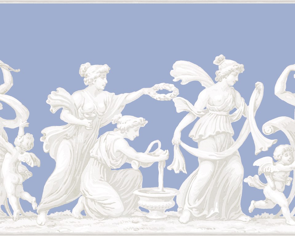 Fregio Impero - Wedgwood blu