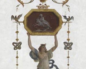 Boudoir de la Reine - carta da parati xviii secolo