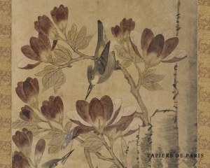 Uccelli coreani n°5/8 - carta da parati asiatico