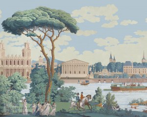 Monumenti di Parigi- Carta de Parati - carta da parati paris