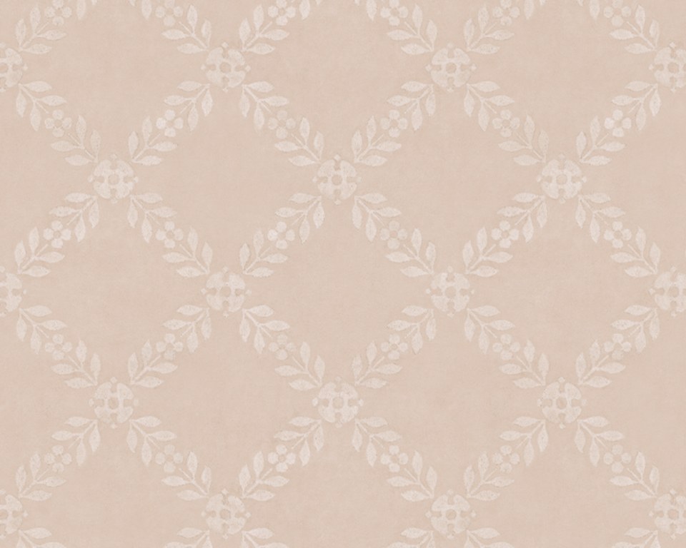 Motivo alloro Impero - rosa pallido - carta da parati