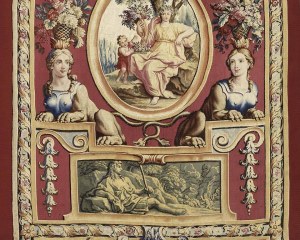 Primavera e l'estate - carta da parati antico neoclassico