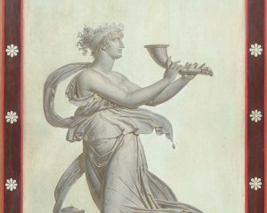 Balerina N°1/7- Carta de parati - carta da parati antico neoclassico