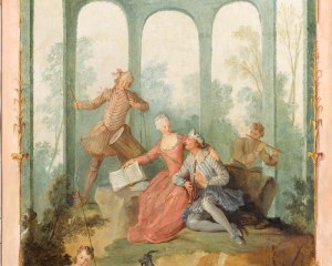 Panneau Champêtre N°1/9- Carta de parati - carta da parati xviii secolo