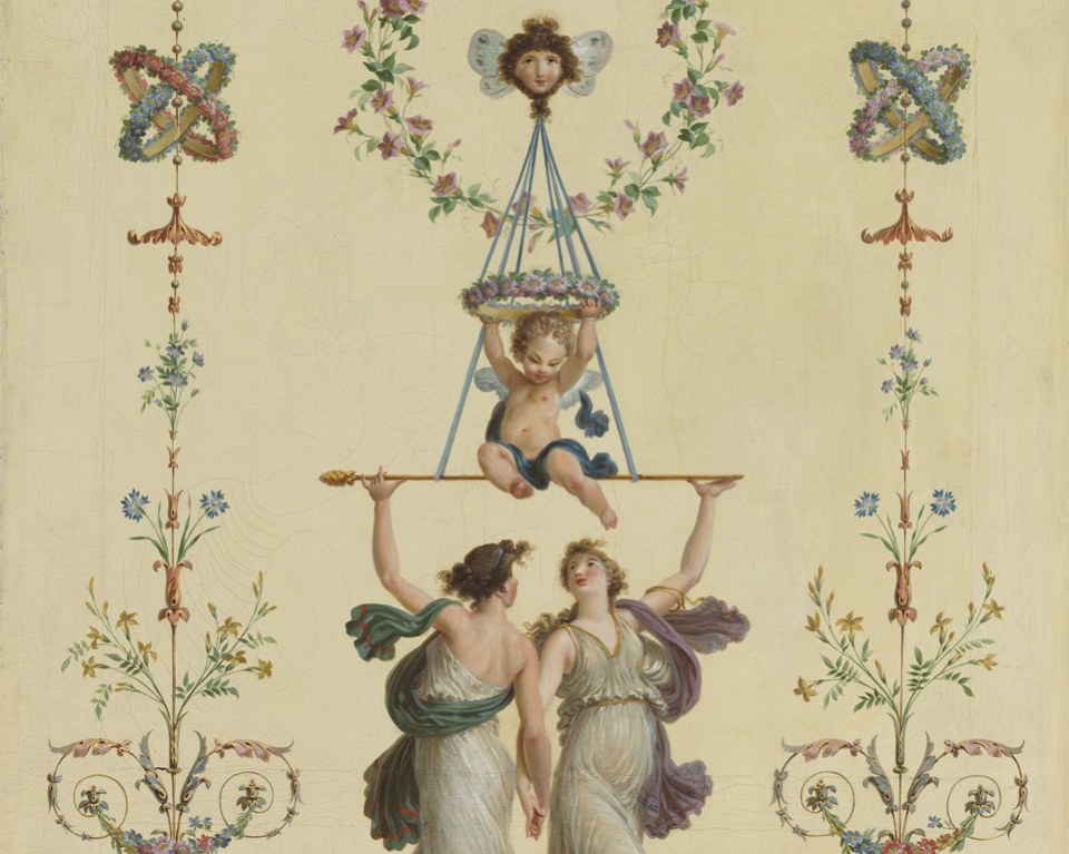 18 arabesco pannelli N°1 - Carta de parati