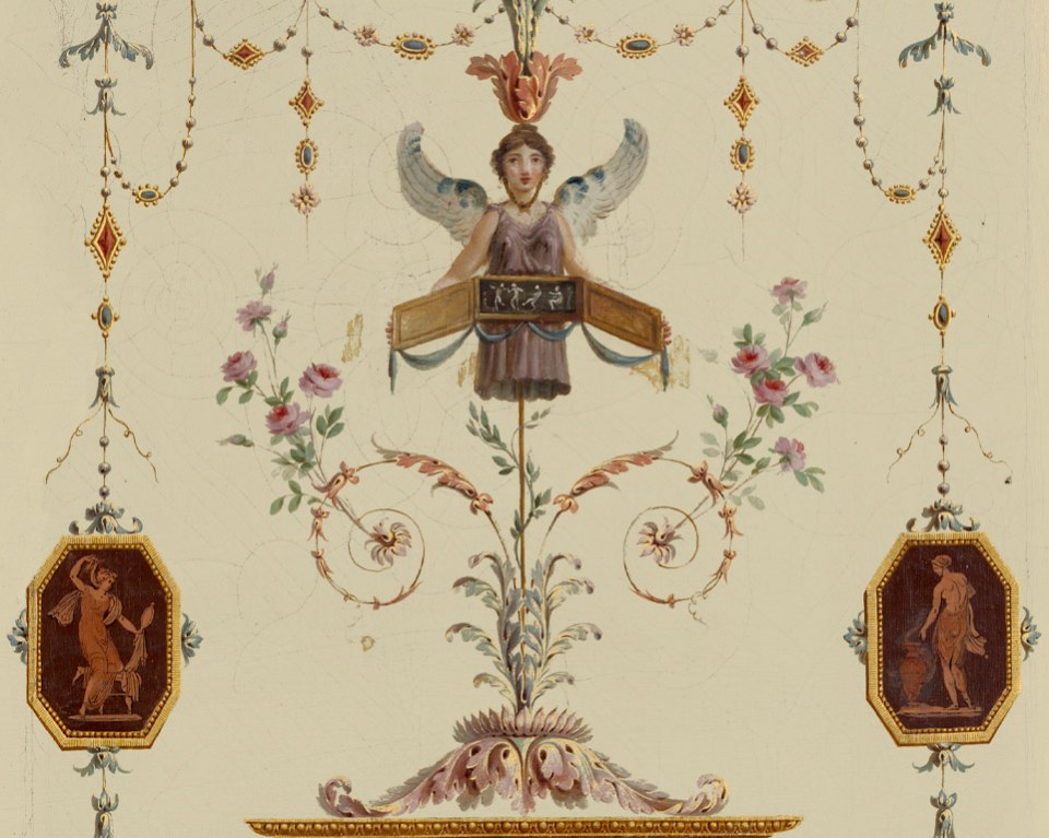 18 arabesco pannelli N°2 - Carta de parati