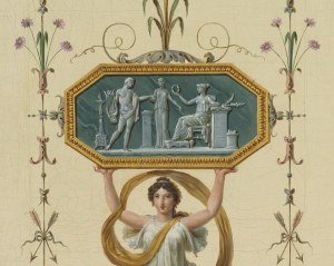 18 arabesco pannelli N°3 - Carta de parati