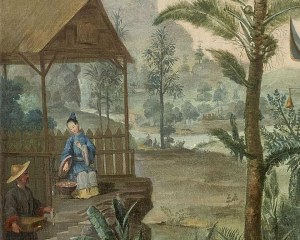 Chinese antique N°3 - carta da parati xviii secolo