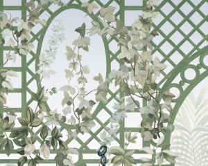 Giardino d'inverno - carta da parati floral