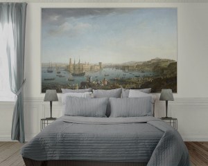 Porto di Marseille - carta da parati xviii secolo