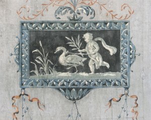 18 pannelli N°1 - carta da parati xviii secolo
