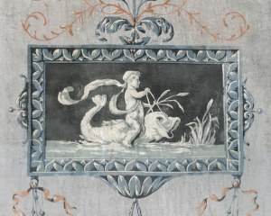 18 pannelli N°3 - carta da parati xviii secolo
