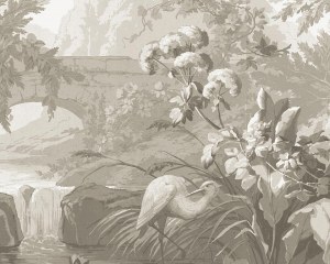 Grisaille Peasaggio - carta da parati paesaggio