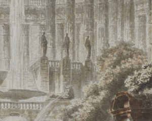 Antique ruins - carta da parati antico neoclassico