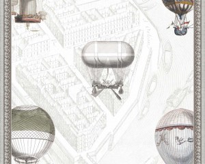 Aerostati 5/5 - carta da parati paris