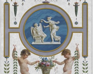Psyché 4/4 - carta da parati antico neoclassico