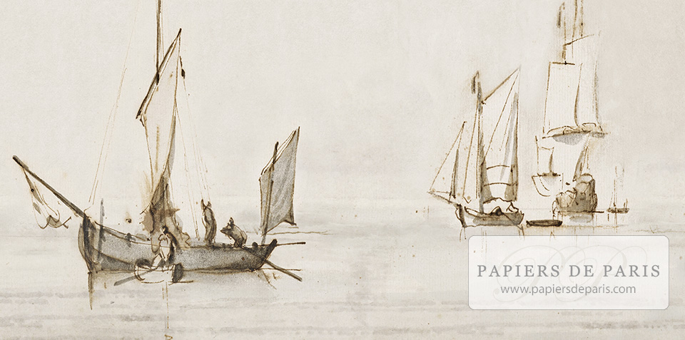 Papier peint panoramique - Mer calme - Papiers de Paris