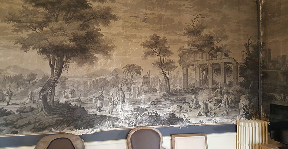 original papier peint panoramique scenes orientales Manufacture Dufour