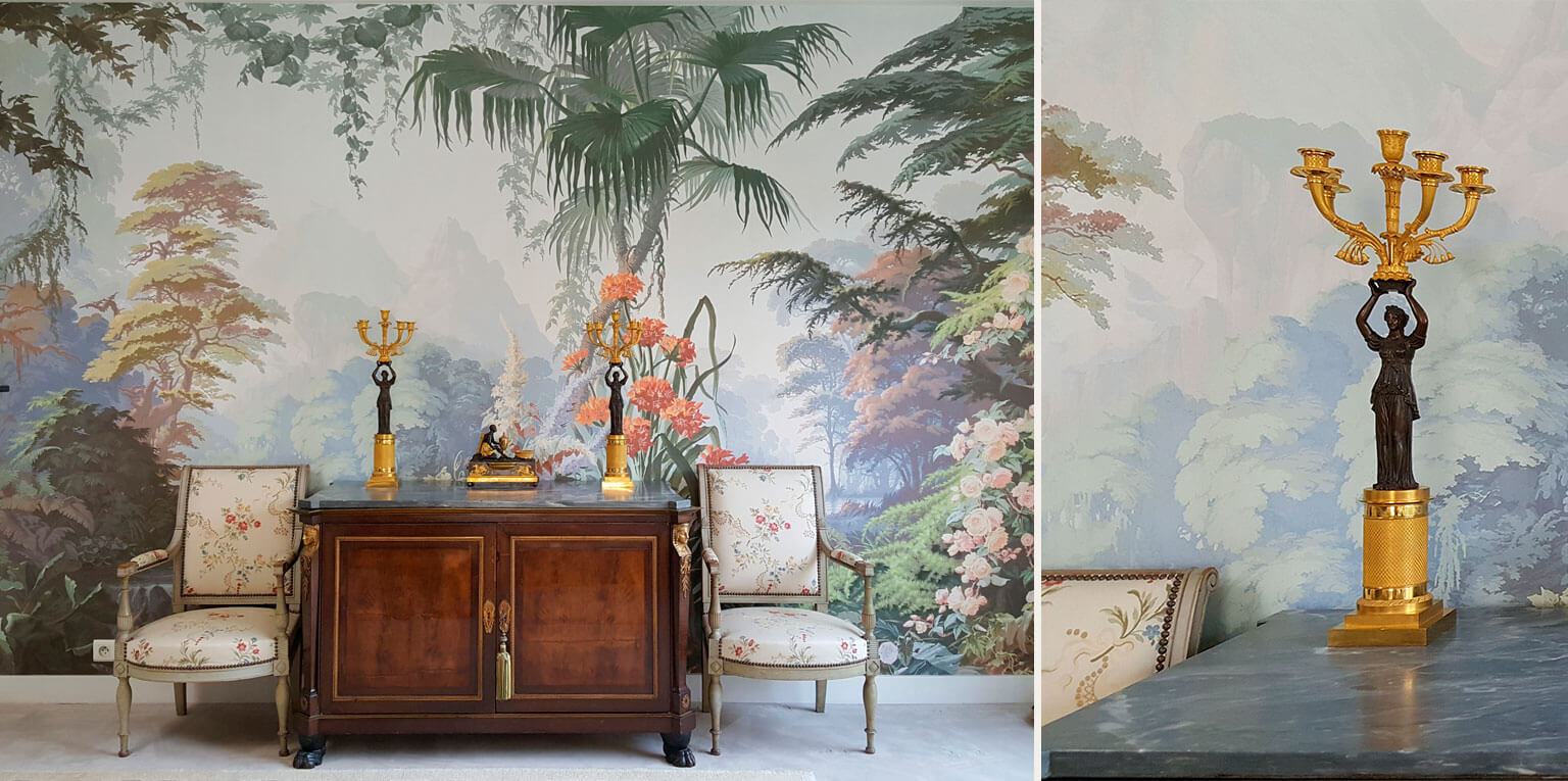 Hand-Painted Wallpaper Designs, Luxury, Customizable, & Unique