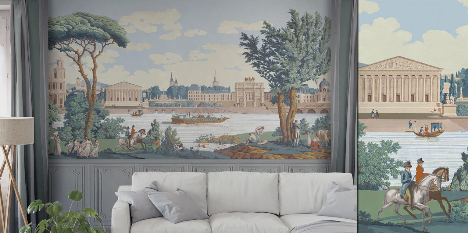 4 wallpaper mural designs from Thibaut  vintage 1960s  Retro Renovation