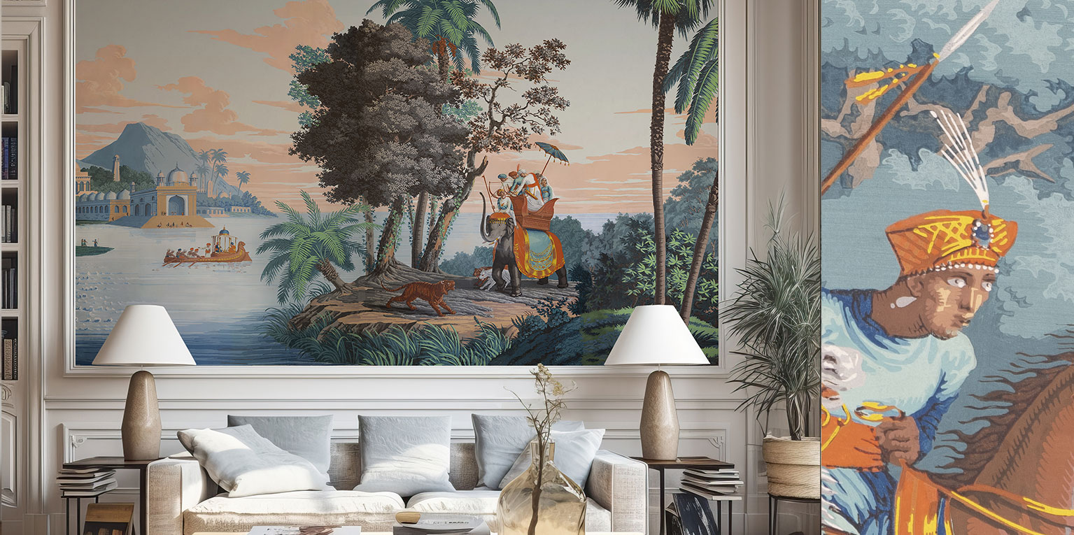 Fashion Wallpaper Panels and Murals The Art For Home Interiors